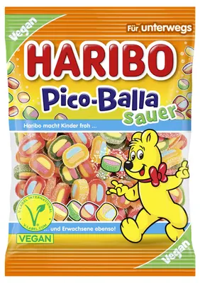 Haribo Pico-Balla Sauer 85g - vegan