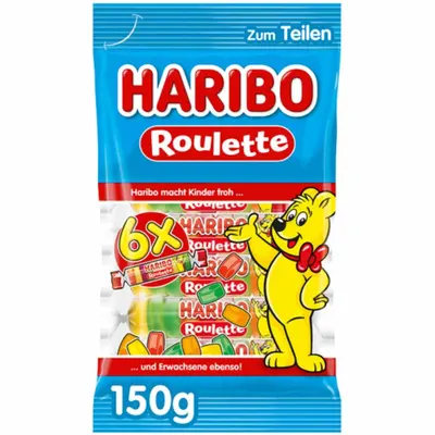 Haribo Roulette 6-pack 150g