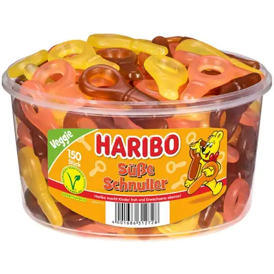 Haribo Süsse Schnuller 150 pcs. 1,35 kg - veggie