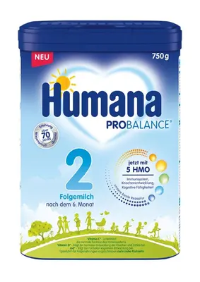 Humana 2 Folgemilch 6M 750g