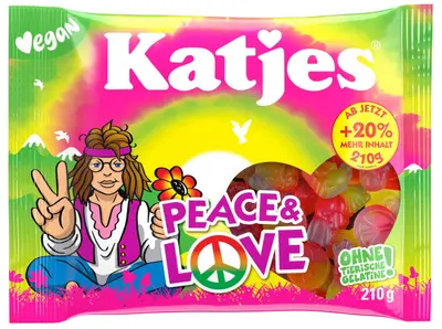 Katjes Peace & Love 210g - vegan