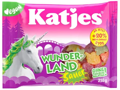 Katjes Wunderland Sauer 210g - vegan