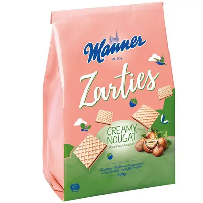 Manner Zarties Creamy Nougat 200g