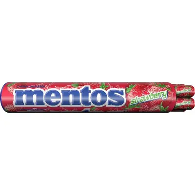 Mentos Jumbo-Rolle Strawberry 8x37g