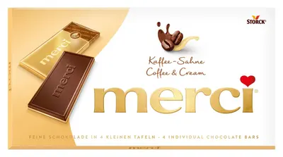 merci Coffee & Cream 4 pcs. 100g