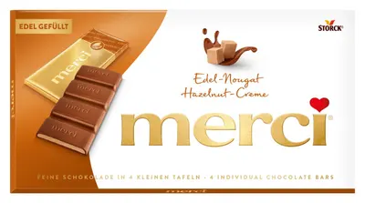 merci Hazelnut-Creme 4 pcs. 112g