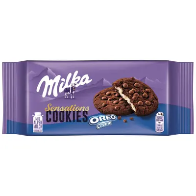 Milka Cookies Sensations Oreo Creme 156g