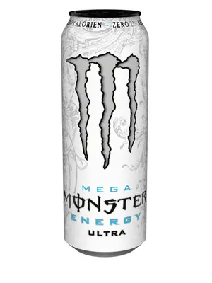 Monster Energy Ultra White Zero Sugar 12x500ml Can CCEP