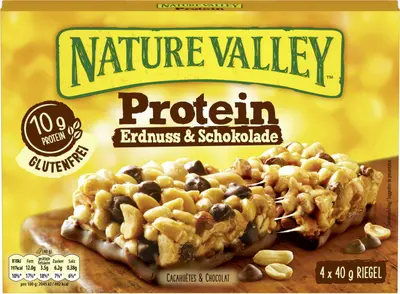 Nature Valley Protein Erdnuss & Schokolade 4 pcs. 160g