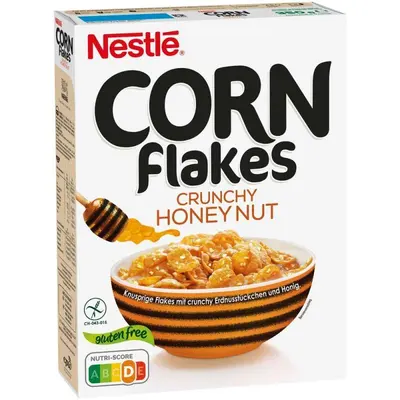 Nestlé Corn Flakes Crunchy Honey Nut 350g