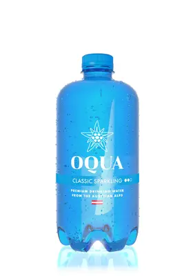 OQUA Classic Sparkling 24x600ml Bottle PET