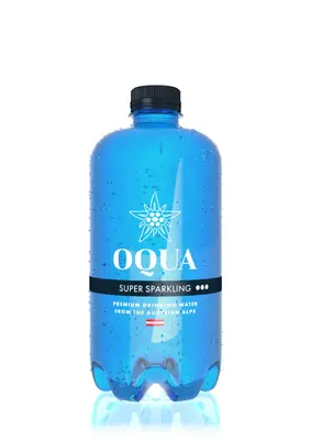OQUA Super Sparkling 12x600ml Bottle PET