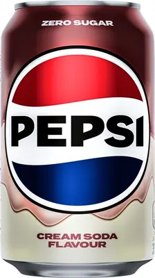 Pepsi Treats Cream Soda Flavour 12x330ml Can - sugar free