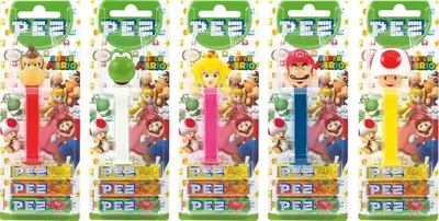 PEZ Super Mario + 2 Refills 17g