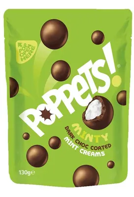 Poppets! Minty Mint Creams 130g