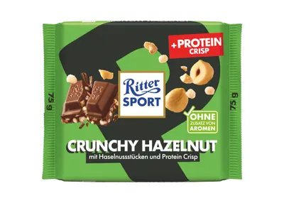 Ritter Sport Crunchy Hazelnut Protein Crisp 75g