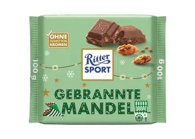 Ritter Sport Gebrannte Mandel 100g - Winter Edition