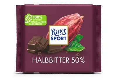 Ritter Sport Halbbitter 50% 100g
