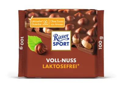 Ritter Sport Voll-Nuss laktosefrei 100g