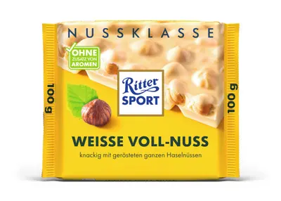Ritter Sport Weisse Voll-Nuss 100g