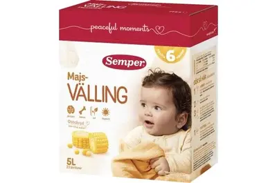 Semper Drinkable Corn Porridge 6M 725g