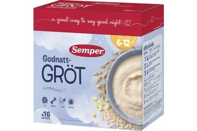 Semper Goodnight Porridge 6-12M 480g