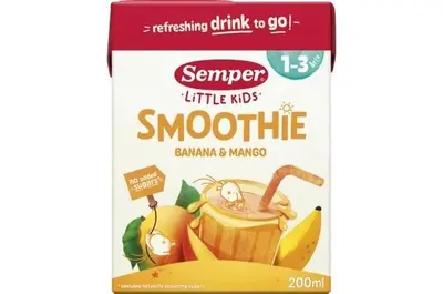 Semper Little Kids Smoothie Banana & Mango 1-3Y 200ml