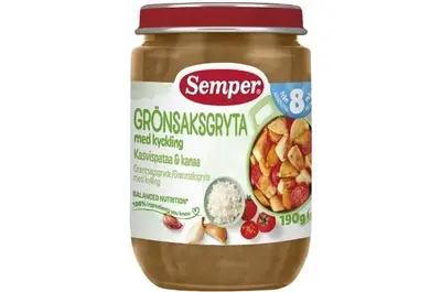 Semper Vegetable Stew & Chicken 8M 190g
