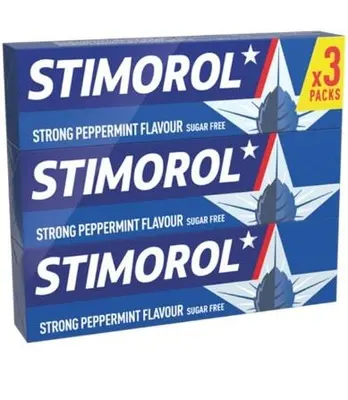 Stimorol Strong Peppermint 3-pack 42g - sugar free