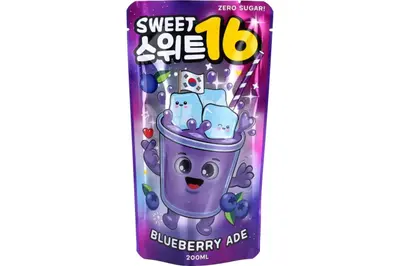 Sweet16 Blueberry Ade Zero Sugar 200ml