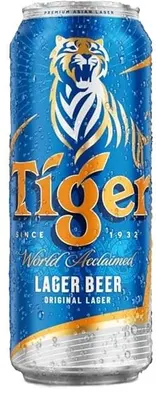 Tiger Beer Original Lager 5% 24x500ml Can