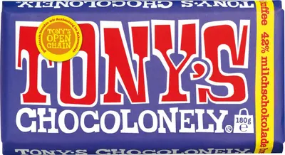 Tony's Chocolonely Dunkle Vollmilch Brezel Toffee 180g