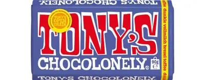 Tony's Chocolonely Dunkle Vollmilch Brezel Toffee 90g