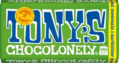 Tony's Chocolonely Zartbitter Mandel Meersalz 180g