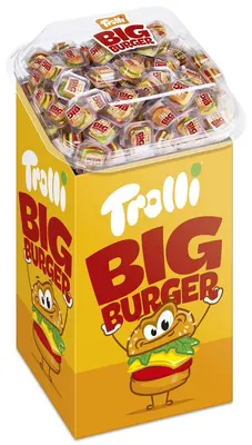 Trolli Big Burger 50g Disp.