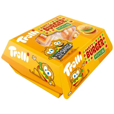 Trolli Party Burger Minis 15 pcs. 150g