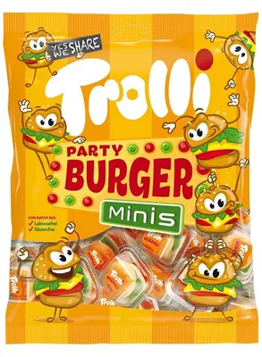 Trolli Party Burger Minis 17 pcs. 170g
