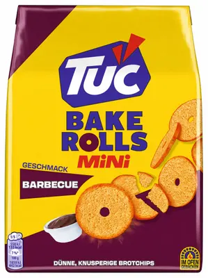 TUC Bake Rolls Mini Barbecue 150g