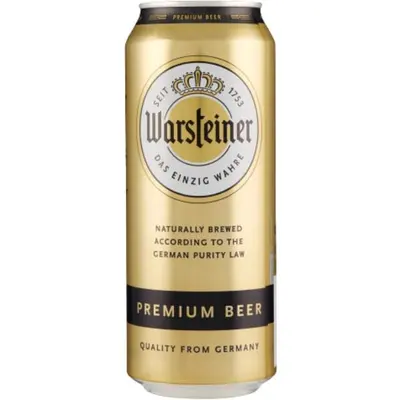 Warsteiner Premium Beer 4,8% 24x500ml Can