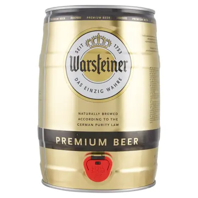 Warsteiner Premium Beer 4,8% - 5l Keg