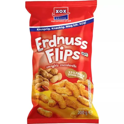 XOX Erdnuss Flips 200g